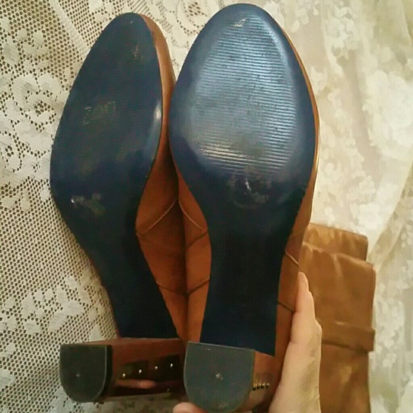 Rebecca Minkoff 9.5 Leather boots Cognac  BROWN BEAUTIFUL - Picture 11 of 16